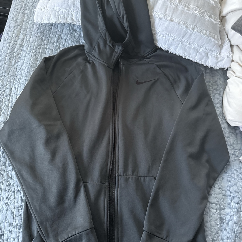 Nike Charcoal Full-Zip Hoodie